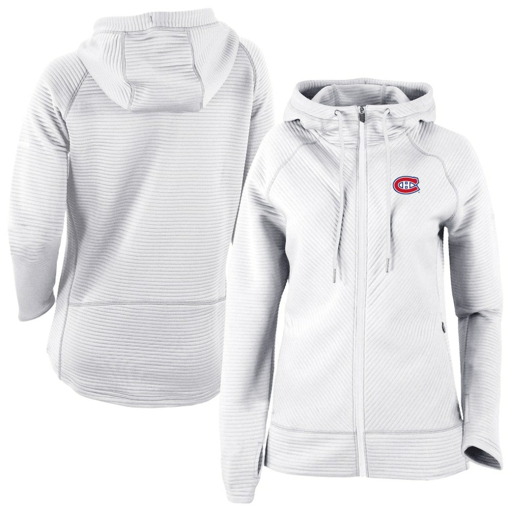 NHL White Montreal Canadiens Columbia Omni-Wick Pack It Up Full-Zip Jacket