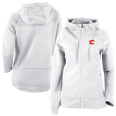NHL White Calgary Flames Columbia Omni-Wick Pack It Up Full-Zip Jacket