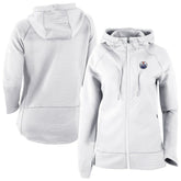 NHL White Edmonton Oilers Columbia Omni-Wick Pack It Up Full-Zip Jacket