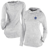NHL White Toronto Maple Leafs Columbia Women's Omni-Wick Sunday Ball Pullover Hoodie