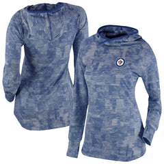 NHL Navy Winnipeg Jets Columbia Women's Omni-Wick Sunday Ball Pullover Hoodie