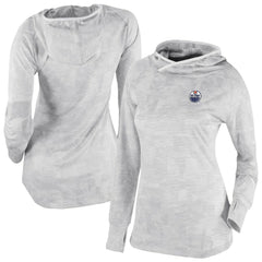 NHL White Edmonton Oilers Columbia Women's Omni-Wick Sunday Ball Pullover Hoodie