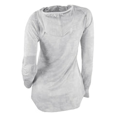 NHL White Edmonton Oilers Columbia Women's Omni-Wick Sunday Ball Pullover Hoodie