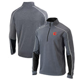 NHL Black Calgary Flames Columbia Omni-Wick Shotgun 2.0 Quarter-Zip Pullover Top
