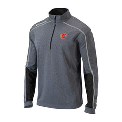 NHL Black Calgary Flames Columbia Omni-Wick Shotgun 2.0 Quarter-Zip Pullover Top