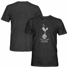 Tottenham Hotspur 1863FC Mono Badge Vintage Tri-Blend T-Shirt - Black
