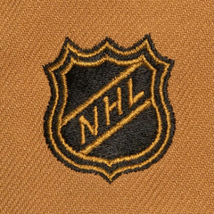 NHL Gold Vegas Golden Knights Mitchell & Ness Soul Triple Up Snapback Hat
