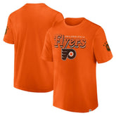 NHL Orange Philadelphia Flyers Fanatics Decades Collection Made To Last T-Shirt