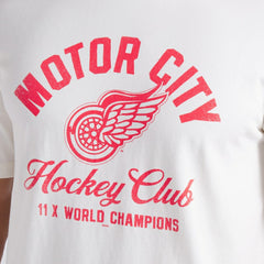 NHL White Detroit Red Wings Fanatics Decades Collection Timeless T-Shirt