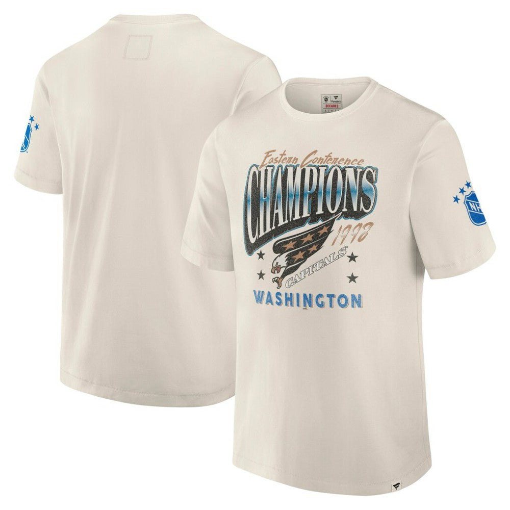 NHL White Washington Capitals Fanatics Decades Collection Timeless T-Shirt