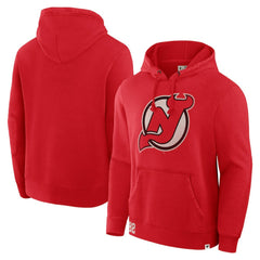 NHL Red New Jersey Devils Fanatics Decades Collection Tradition Hoodie