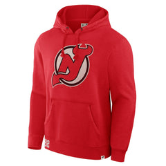 NHL Red New Jersey Devils Fanatics Decades Collection Tradition Hoodie