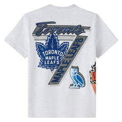NHL Heather Gray Toronto Maple Leafs OVO x NHL Retro T-Shirt
