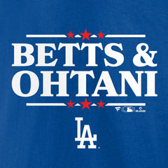 MLB Mookie Betts & Shohei Ohtani Los Angeles Dodgers Election Player T-Shirt