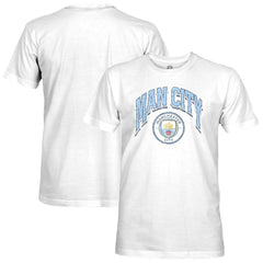 Manchester City 1863FC Retro Wordmark Slub T-Shirt - White
