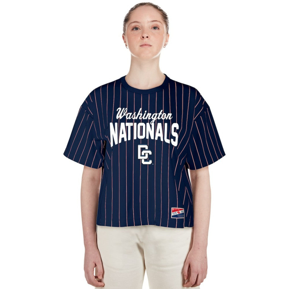 MLB Washington Nationals New Era Women's 2025 City Connect Pinstripe T-Shirt