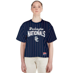 MLB Washington Nationals New Era Women's 2025 City Connect Pinstripe T-Shirt