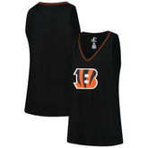 Logo Athletic Women's Plus Size Stellar Win V-Neck Tank Top - Cincinnati Bengals