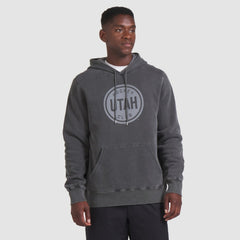 NHL Black Utah Mammoth Fanatics Redwood Dark Pullover Hoodie