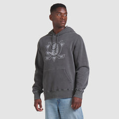 NHL Black Anaheim Ducks Fanatics Made in Canada Pullover Hoodie