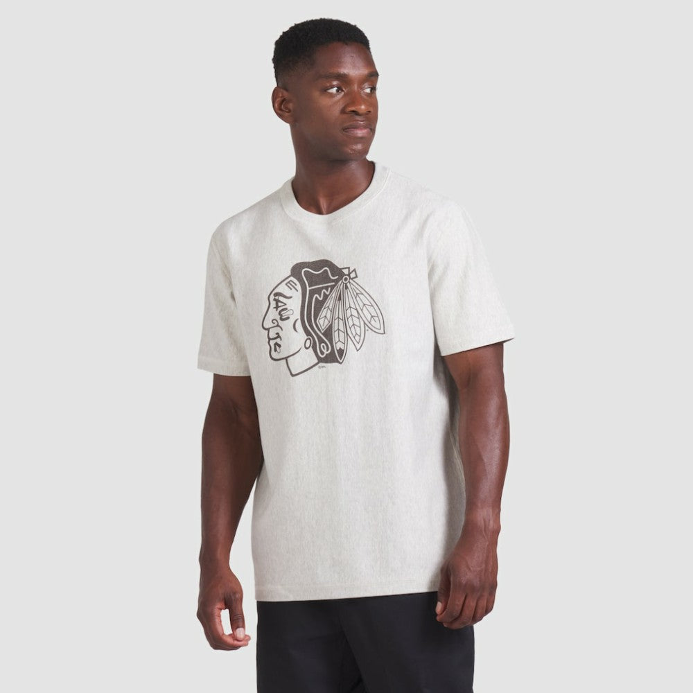 NHL Cream Chicago Blackhawks Fanatics Made in Canada T-Shirt
