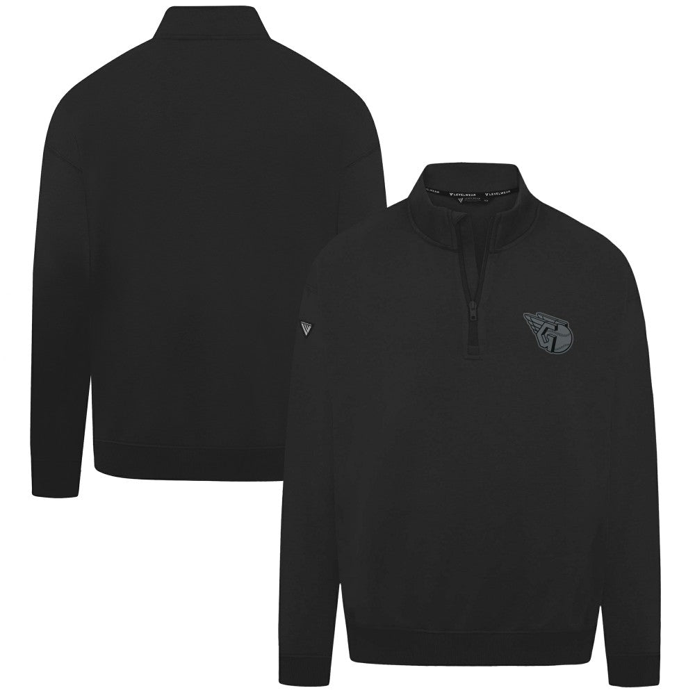 MLB Cleveland Guardians Levelwear Murray Nightfall Quarter-Zip Top