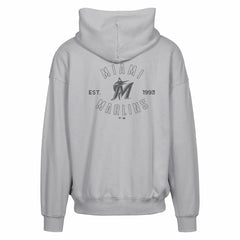 MLB Miami Marlins Levelwear Uphill Abyssal Full-Zip Hoodie