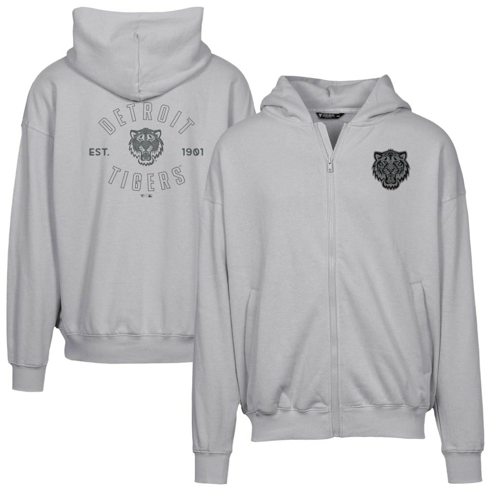 MLB Detroit Tigers Levelwear Uphill Abyssal Full-Zip Hoodie