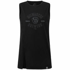 MLB Milwaukee Brewers Levelwear Women's Influx Abyssal Tank Top