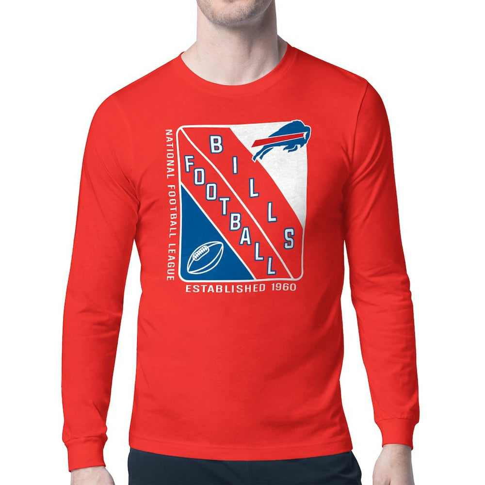 Starter Shield Logo Long Sleeve T-Shirt - Buffalo Bills