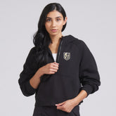 NHL Black|Black Vegas Golden Knights lululemon Women's Scuba Oversized Half-Zip Hoodie