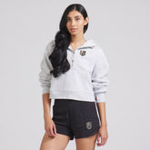 NHL Heathered Core Ultra Light Grey|Heathered Core Ultra Light Grey Vegas Golden Knights lululemon Women's Scuba Oversized Half-Zip Hoodie