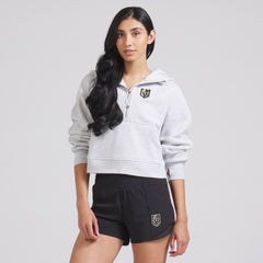 NHL Heathered Core Ultra Light Grey|Heathered Core Ultra Light Grey Vegas Golden Knights lululemon Women's Scuba Oversized Half-Zip Hoodie