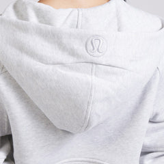 NHL Heathered Core Ultra Light Grey|Heathered Core Ultra Light Grey Vegas Golden Knights lululemon Women's Scuba Oversized Half-Zip Hoodie