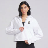 NHL White|White Vegas Golden Knights lululemon Women's Scuba Oversized Half-Zip Hoodie