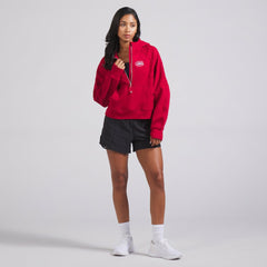 NHL True Red|True Red Montreal Canadiens lululemon Women's Scuba Oversized Half-Zip Hoodie