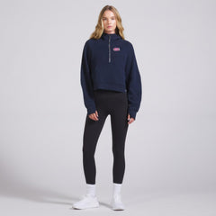 NHL True Navy|True Navy Montreal Canadiens lululemon Women's Scuba Oversized Half-Zip Hoodie
