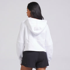 NHL White|White Montreal Canadiens lululemon Women's Scuba Oversized Half-Zip Hoodie