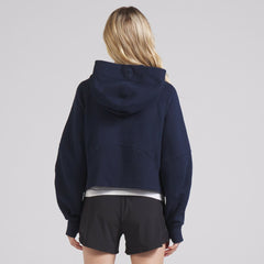 NHL True Navy|True Navy Seattle Kraken lululemon Women's Scuba Oversized Half-Zip Hoodie