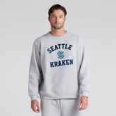 NHL Heathered Core Ultra Light Grey|Heathered Core Ultra Light Grey Seattle Kraken lululemon Steady State Crew