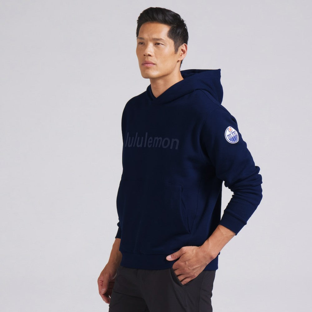 NHL True Navy|True Navy Edmonton Oilers lululemon Steady State Pullover Hoodie