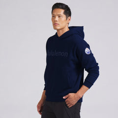 NHL True Navy|True Navy Edmonton Oilers lululemon Steady State Pullover Hoodie