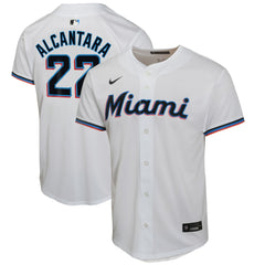MLB Sandy Alcantara Miami Marlins Nike Youth Home Game Player Jersey