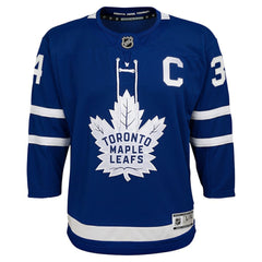 NHL Blue Auston Matthews Toronto Maple Leafs Youth Home Premier Player Jersey