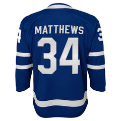 NHL Blue Auston Matthews Toronto Maple Leafs Youth Home Premier Player Jersey