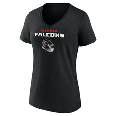Michael Penix Jr. Women's Name & Number Team Wordmark V-Neck T-Shirt - Atlanta Falcons