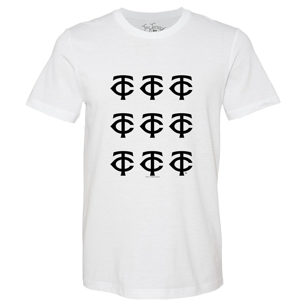 MLB Minnesota Twins Tiny Turnip Women's Logo Grid T-Shirt