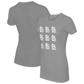 MLB St. Louis Cardinals Tiny Turnip Women's Logo Grid T-Shirt