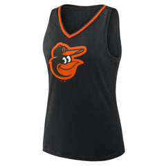 MLB Baltimore Orioles Women's Plus Sized Stellar Win V-Neck Tank Top