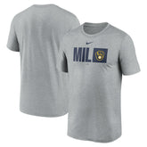 MLB Milwaukee Brewers Nike Tricode Legend Performance T-Shirt